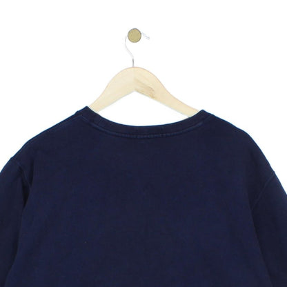 Mens Sweatshirt Embroidered Logo Crew Neck