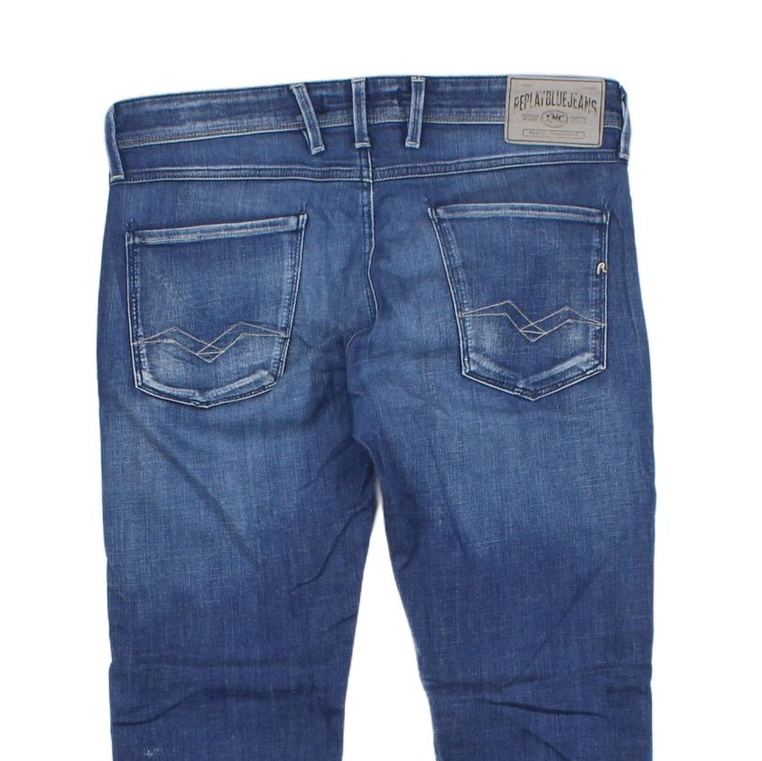 Mens Anbass Jeans Denim Slim