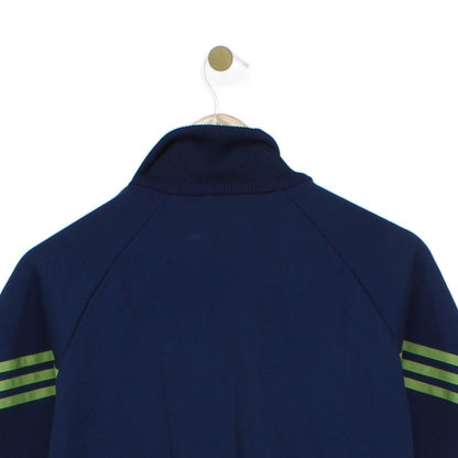 Womens Track Jacket Retro Sport Zip Stripes