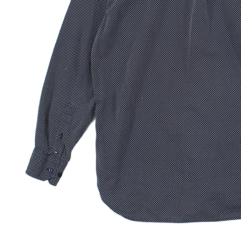 Mens Polka Dot Shirt Button Down Long Sleeve