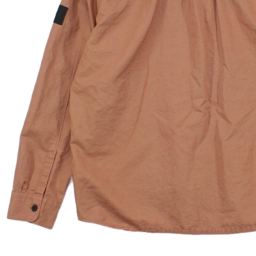 Mens Overshirt Button Up Cotton Linen