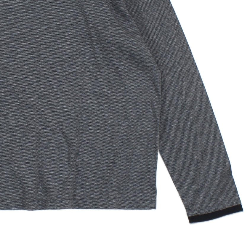 Mens Polo Shirt Stretch Long Sleeve Classic