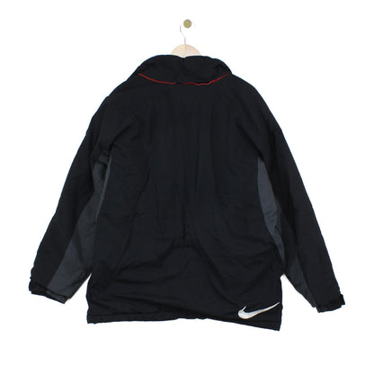 Mens Quilted Jacket Full Zip Two Tone