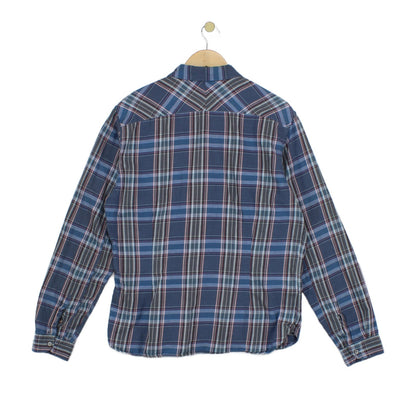 Mens Plaid Shirt Long Sleeve Tailored
