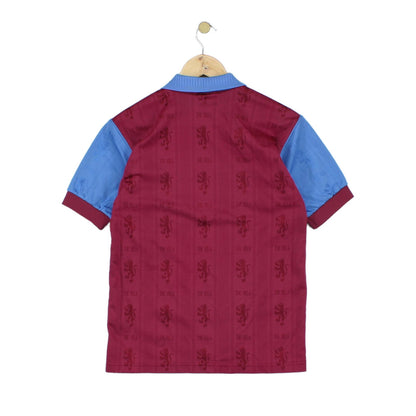 Boys Aston Villa 1995-97 Football Shirt Home Jersey
