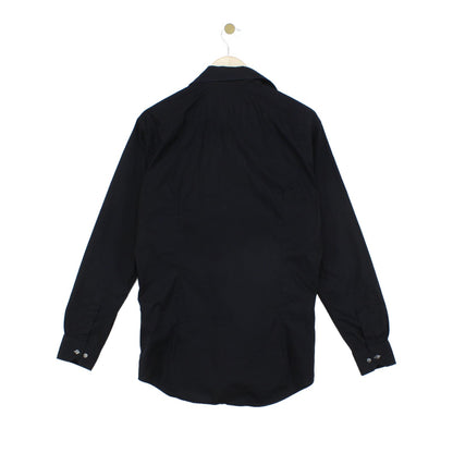 Mens Shirt Stretch Long Sleeve Regular Tailored Fit