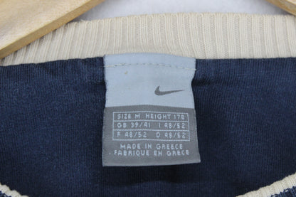 Mens Spell Out Sweatshirt Swoosh Crew Neck