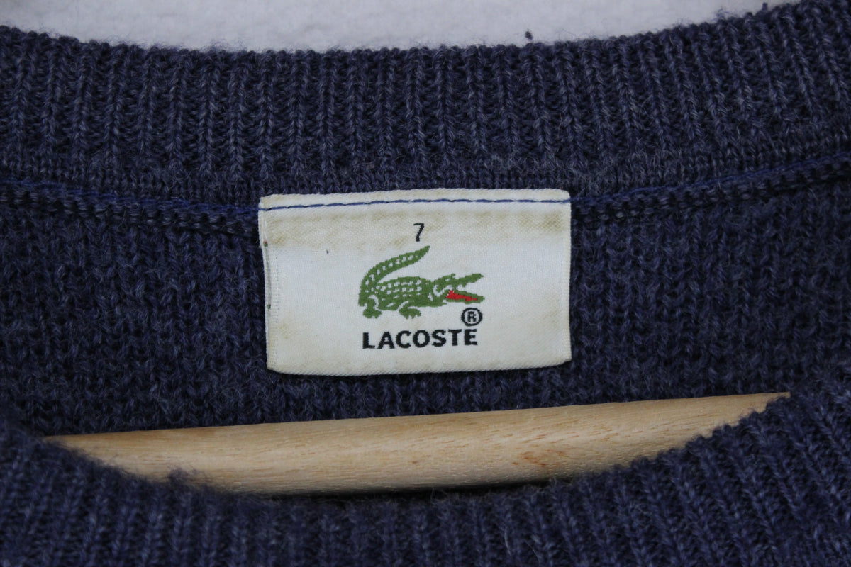 Mens Jumper Crew Neck Stripe Logo