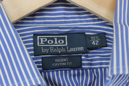 Mens Striped Shirt Custom Fit Button Up