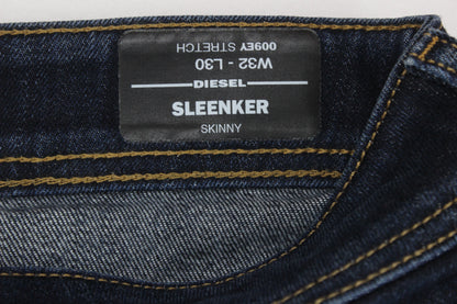 Mens Sleenker Jeans Slim Skinny Denim Stretch