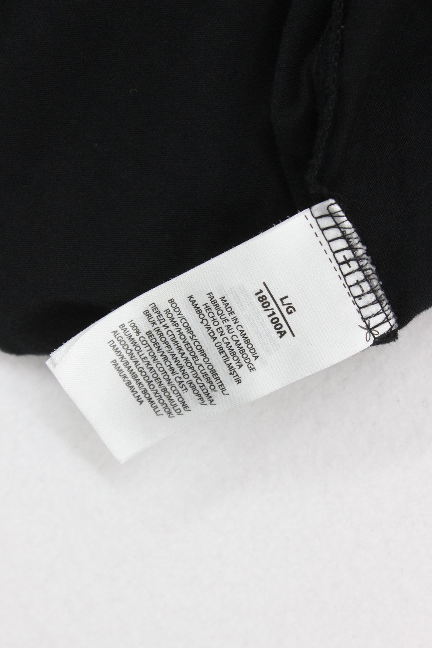 Mens T-Shirt Long Sleeve Crew Neck