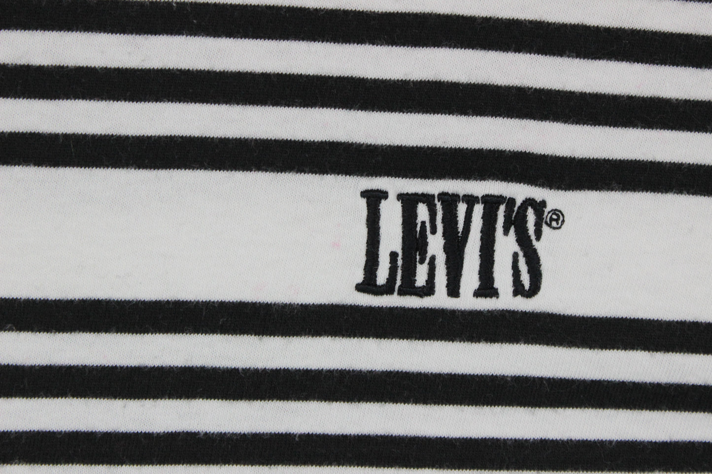 Mens T-Shirt Striped Crew Neck Long Sleeve