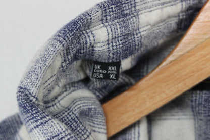 Mens Plaid Shirt Flannel Button Up