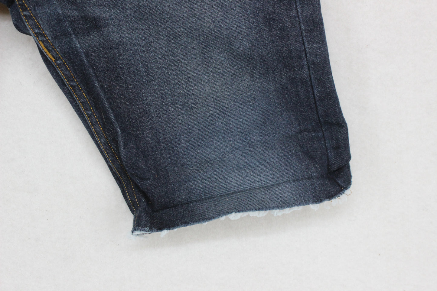 Mens Shorts Denim Raw Hem Cut Offs