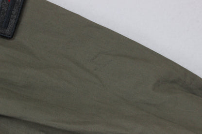 Mens Military Jacket Patch Full Zip Cotton