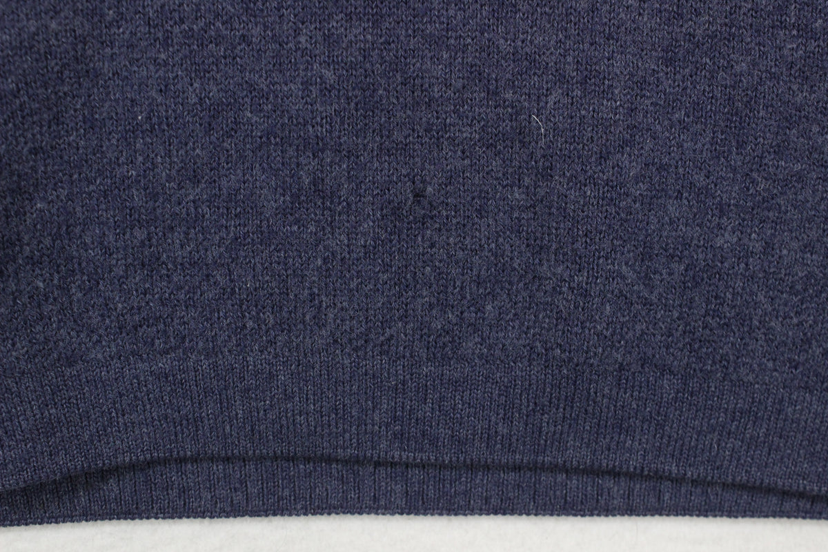 Mens Jumper Crew Neck Stripe Logo