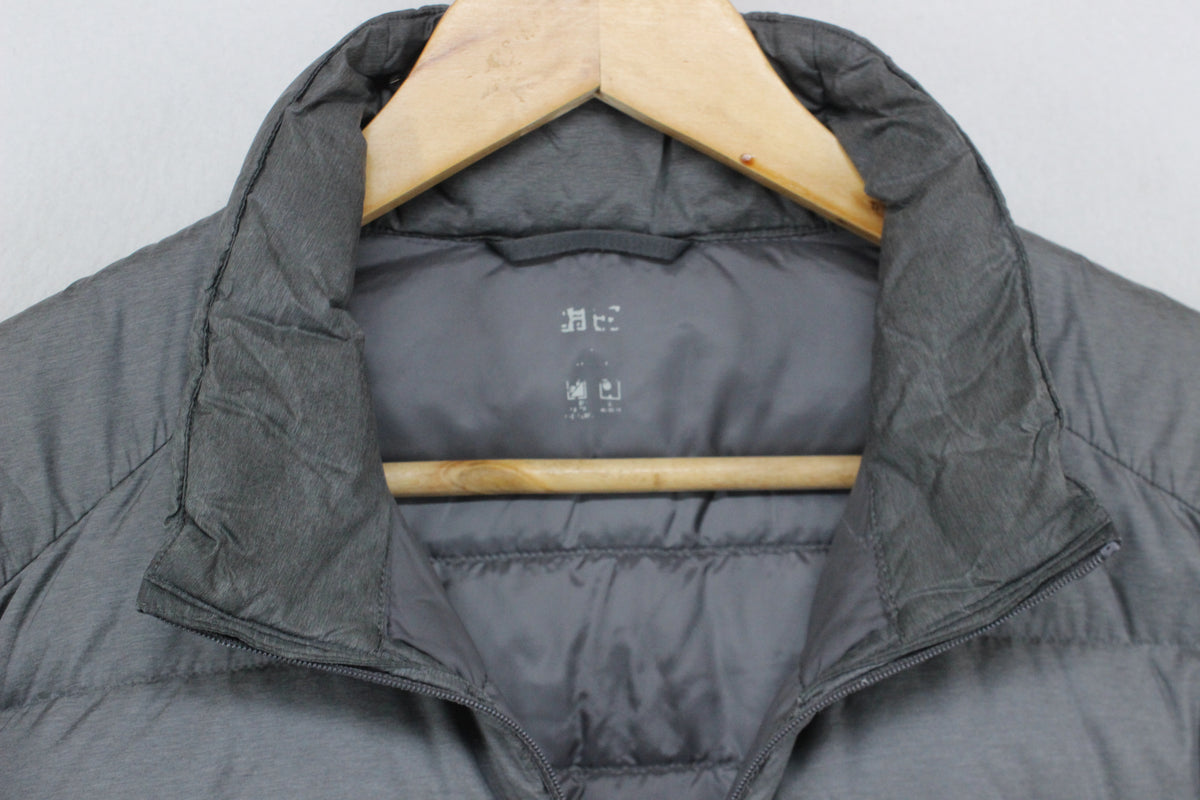 Mens Quilted Jacket Full Zip Padded Lightweight