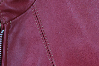 Womens Leather Jacket Full Zip