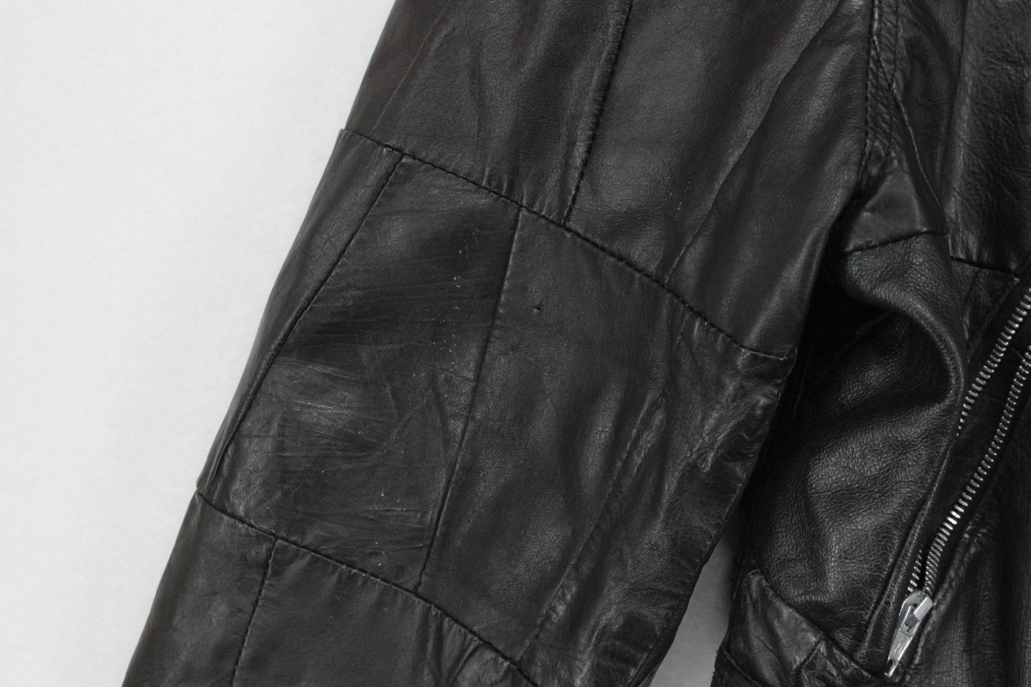 Womens Leather Jacket Biker Motorcycle