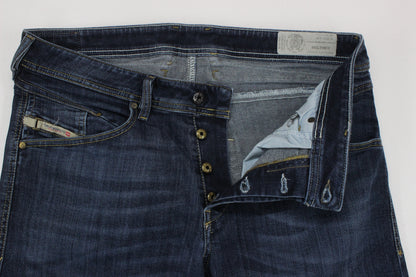 Mens Belther Jeans Slim Tapered Denim
