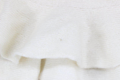 Womens Cashmere Cardigan Ruffle Long Sleeve Knit
