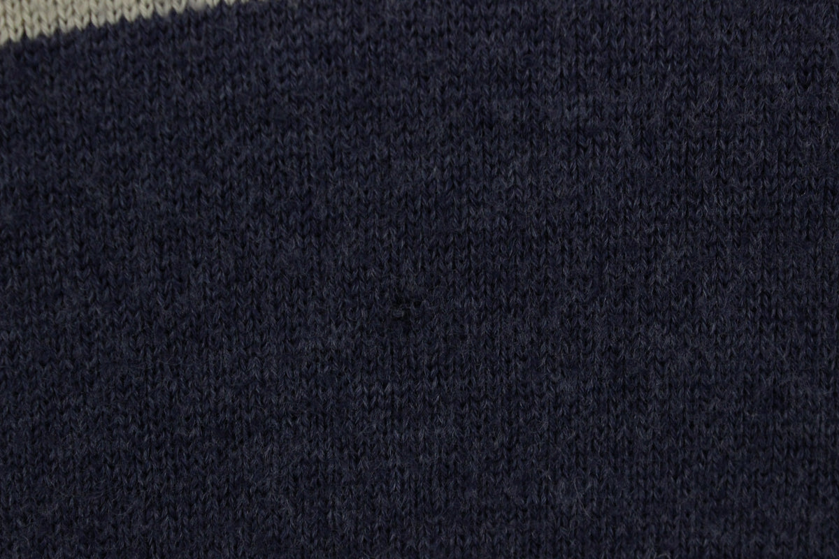 Mens Jumper Crew Neck Stripe Logo