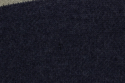 Mens Jumper Crew Neck Stripe Logo