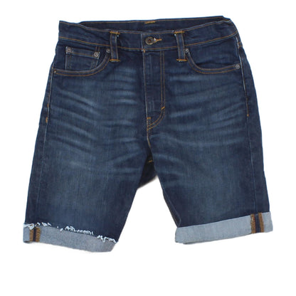 Mens Shorts Denim Raw Hem Cut Offs
