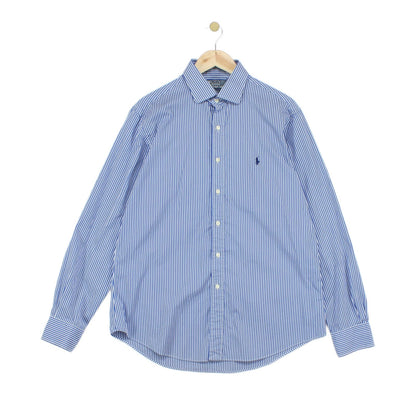 Mens Striped Shirt Custom Fit Button Up