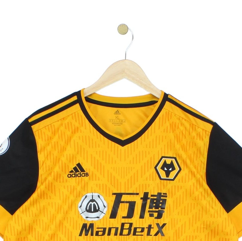 Mens Wolves 2020-21 Football Shirt Away Jersey #37 Adama