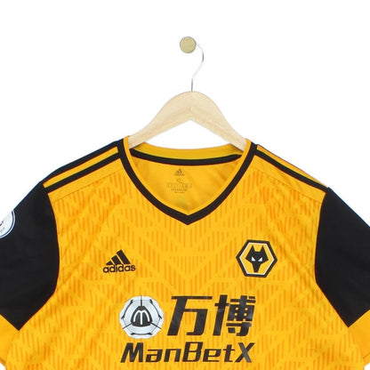 Mens Wolves 2020-21 Football Shirt Away Jersey #37 Adama
