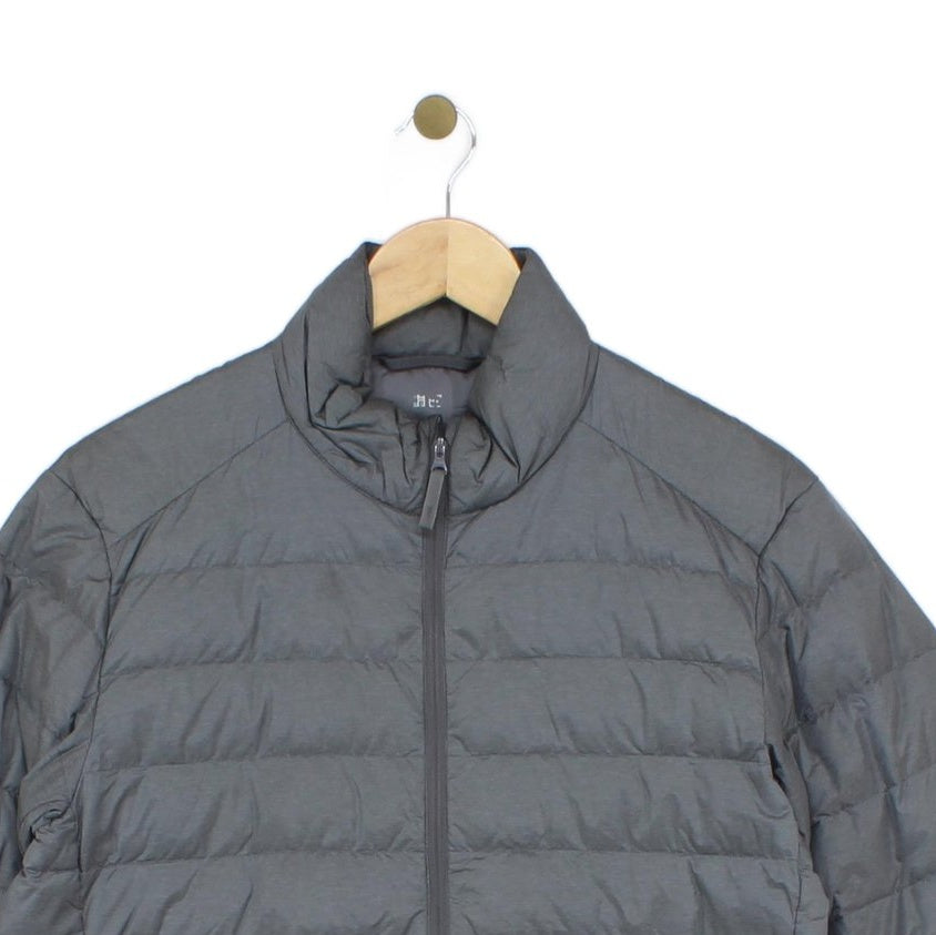 Mens Quilted Jacket Full Zip Padded Lightweight