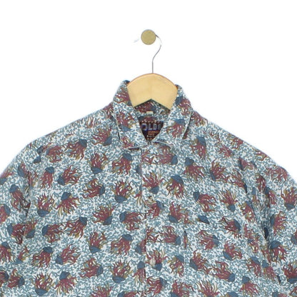 Mens Abstract Shirt Short Sleeve Short