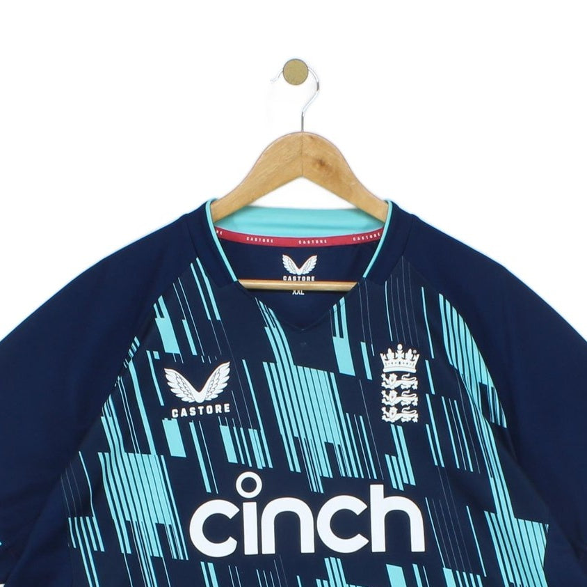 Mens England Cricket T-Shirt Jersey Patterned