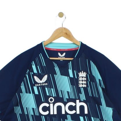Mens England Cricket T-Shirt Jersey Patterned