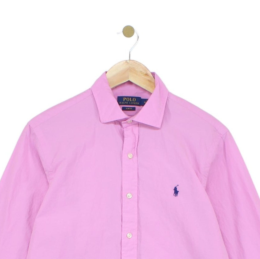 Mens Shirt Slim Fit Button Up Long Sleeve Classic