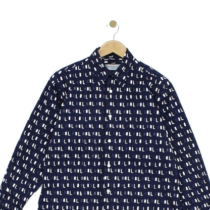 Mens Patterned Shirt Long Sleeve
