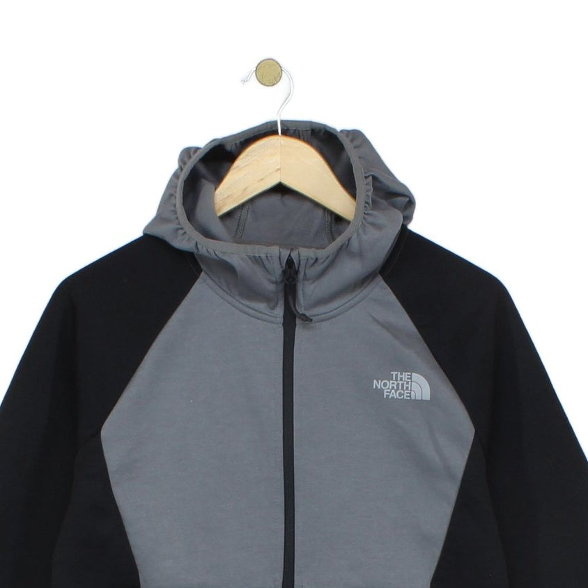 Mens Fleece Hoodie Full Zip Two Tone Outdoor
