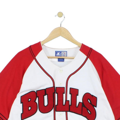 Mens Chicago Bulls Baseball T Shirt Nba Basketball