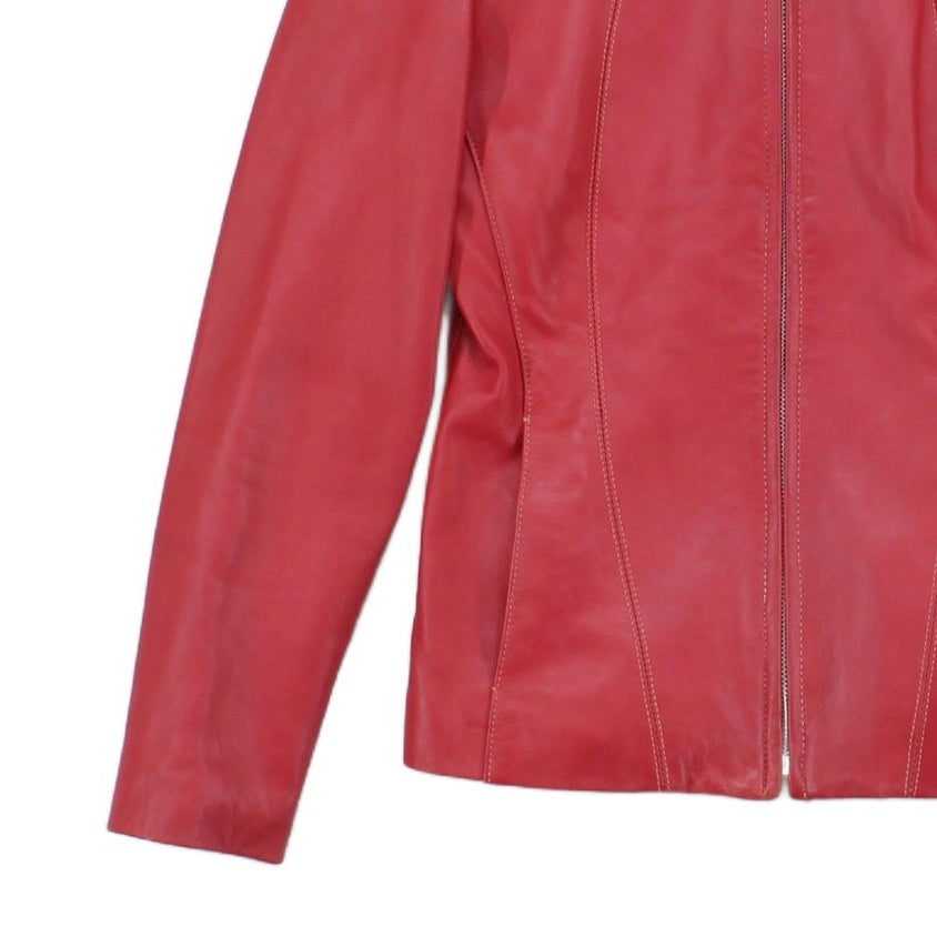Womens Leather Jacket Full Zip