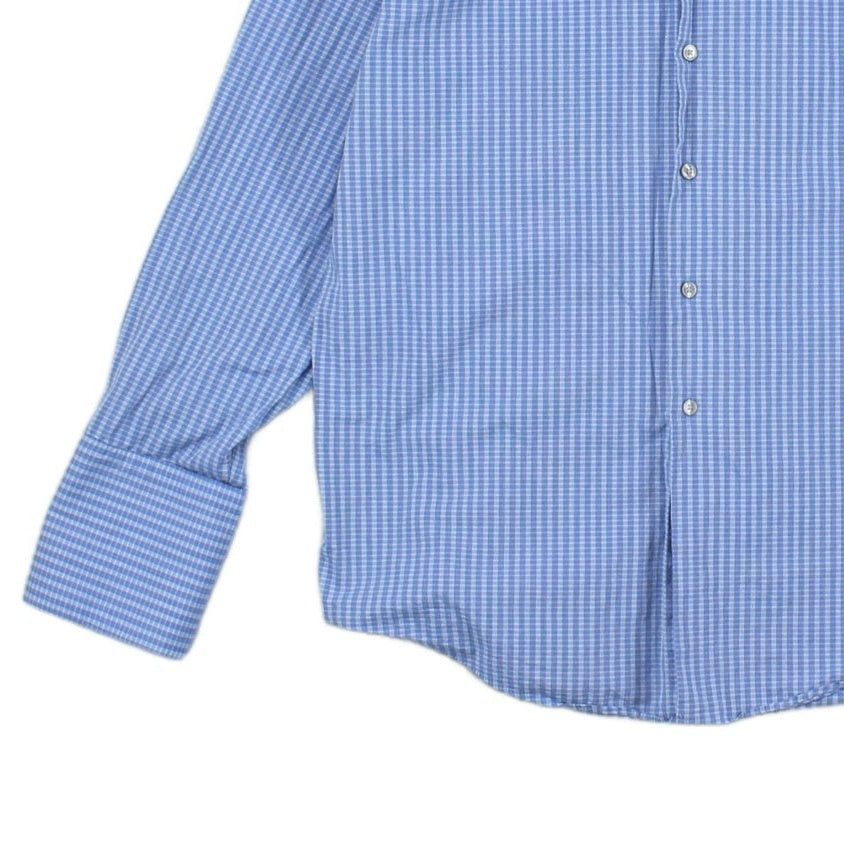 Mens Striped Shirt Regular Fit Cufflink