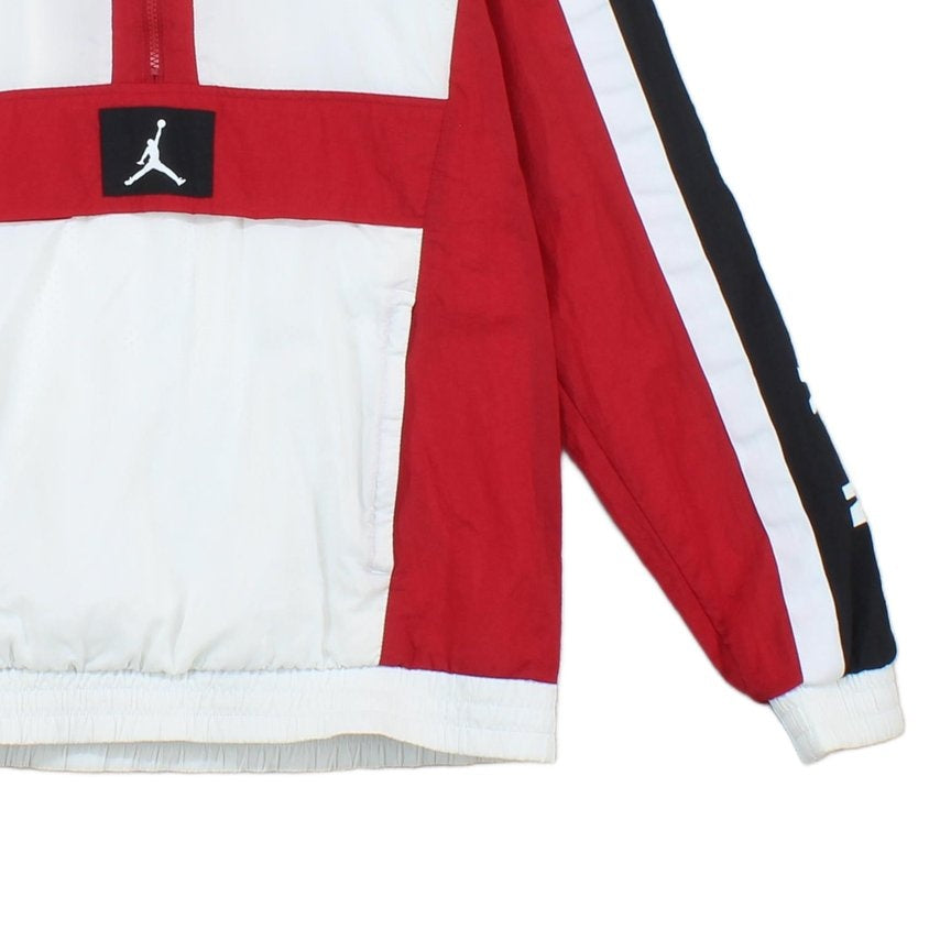 Mens Windbreaker Jacket 1/4 Zip Logo Basketball