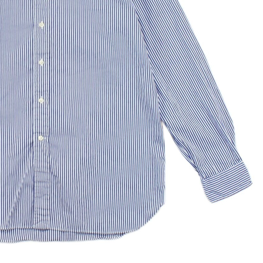Mens Striped Shirt Classic Button Down
