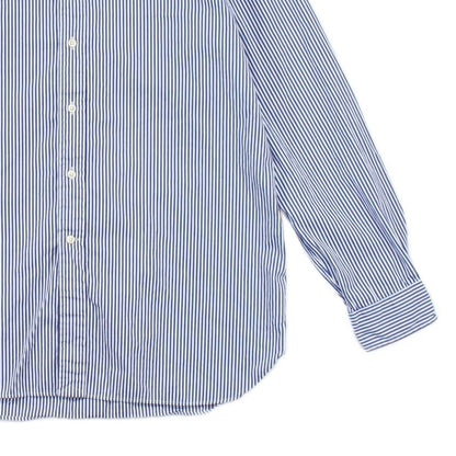 Mens Striped Shirt Classic Button Down