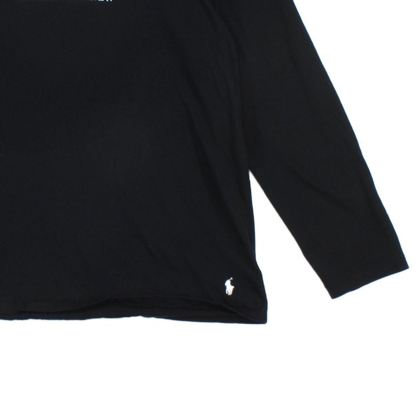 Mens T-Shirt Long Sleeve Crew Neck