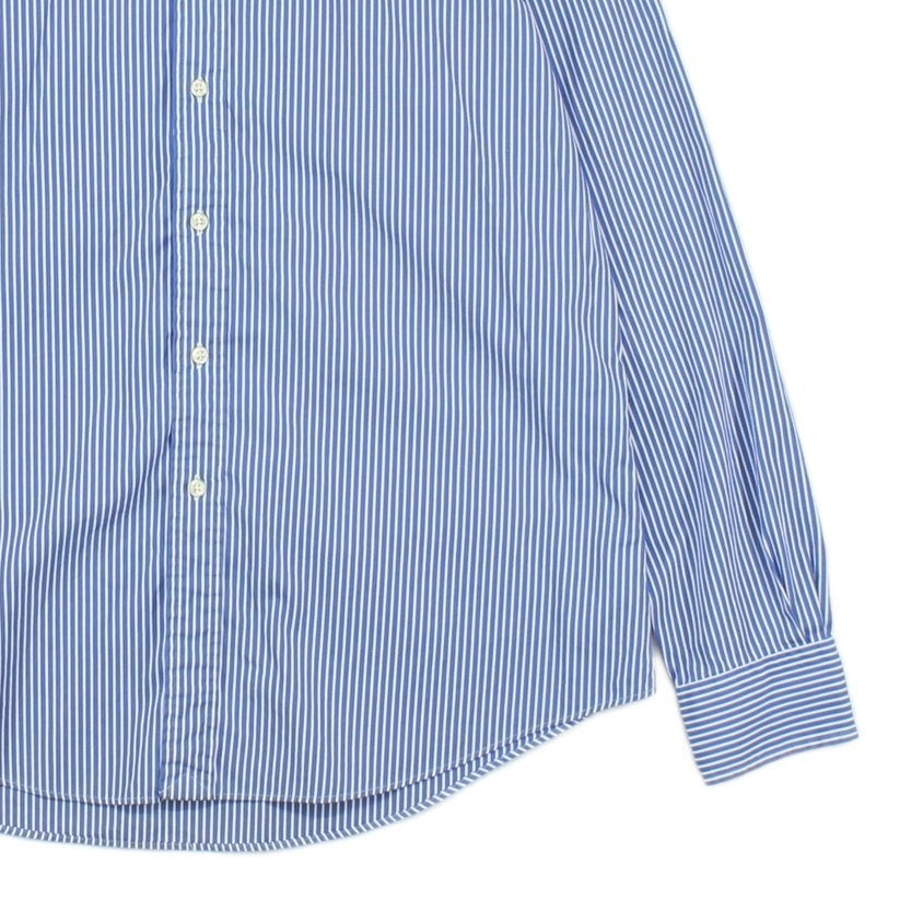 Mens Striped Shirt Custom Fit Button Up
