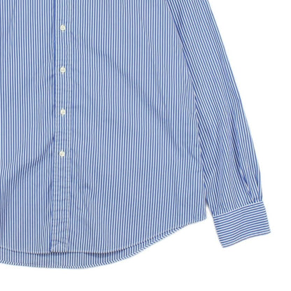 Mens Striped Shirt Custom Fit Button Up