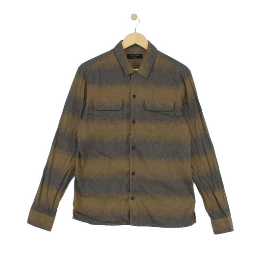 Mens Striped Shirt Long Sleeve