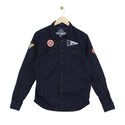 Mens Military Shirt Outdoor Patches