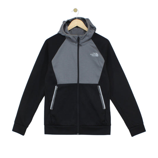 Mens Fleece Hoodie Full Zip Two Tone Outdoor